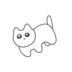 [LINEスタンプ] 元気で可愛い猫ちゃん！