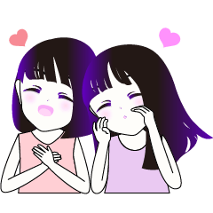 [LINEスタンプ] キユン！♡ 私の推しです_日本語版