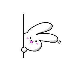 [LINEスタンプ] 気軽に使えるうさぴ