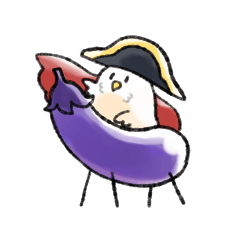 [LINEスタンプ] おばけインコのきぬ①