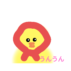 [LINEスタンプ] カラフルな鳥 手作りスタンプ