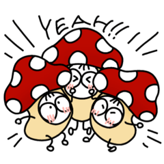 [LINEスタンプ] すみきのこ3！