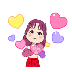 [LINEスタンプ] ラブリー❤️とらりんちゃん