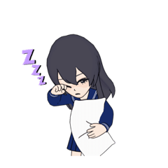 [LINEスタンプ] 表情だけスタンプ！