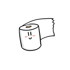 [LINEスタンプ] トイレットペーパーのスタンプ トッペ