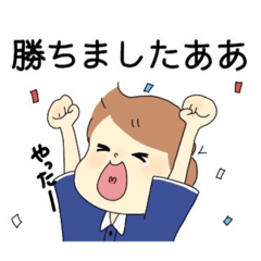 [LINEスタンプ] テニスガール＆ボーイ2(テニス編)