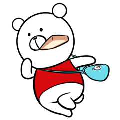 [LINEスタンプ] しろくまのもこみち