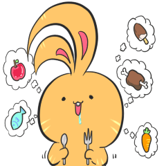 [LINEスタンプ] キャロラビット