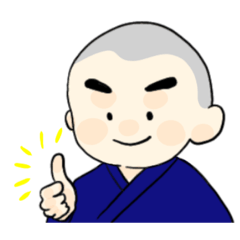 [LINEスタンプ] ほんわかなお坊さんの日常