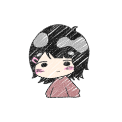 [LINEスタンプ] 表情スタンプ 女の子