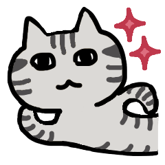 [LINEスタンプ] サバトラさん