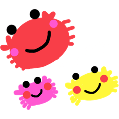 [LINEスタンプ] かにかに日和