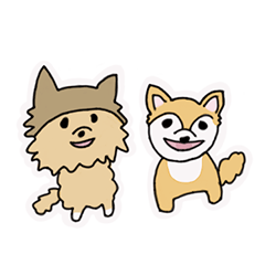 [LINEスタンプ] ポメチワ〜みんなのアイドル犬〜