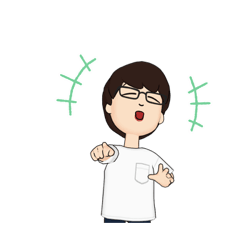 [LINEスタンプ] 俺の顔で俺の中の俺による俺のための俺の奴