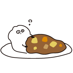 [LINEスタンプ] カレーのライスさん