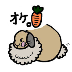 [LINEスタンプ] ロップうさぎたち。