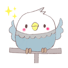 [LINEスタンプ] ふんわりオカメインコさん