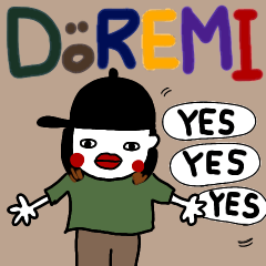 [LINEスタンプ] Doremiの日常の画像（メイン）