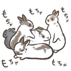 [LINEスタンプ] 様々なrabbits…スタンプ