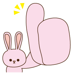 [LINEスタンプ] うさぎのたけるくん