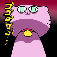 [LINEスタンプ] 変態猫スタンプ