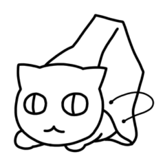 [LINEスタンプ] シロクロねこのスタンプ(修正版)