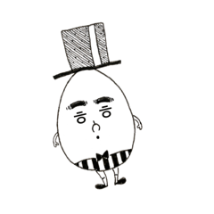 [LINEスタンプ] 한pty Dumpty