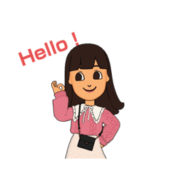 [LINEスタンプ] 即レス！ 女の子、便利スタンプ。