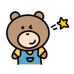 [LINEスタンプ] なんとなくくまちゃん