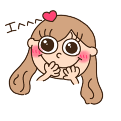 [LINEスタンプ] ♡❤︎ガーリーな日常会話❤︎♡