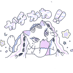 [LINEスタンプ] ぎゃるい猫ちゃん