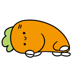 [LINEスタンプ] ニンジンマンです