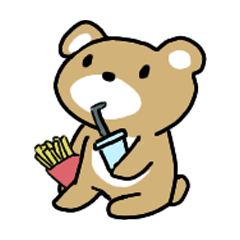 [LINEスタンプ] ただのやわらかいクマ