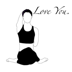 [LINEスタンプ] YOGA LIFE in English (修正版)