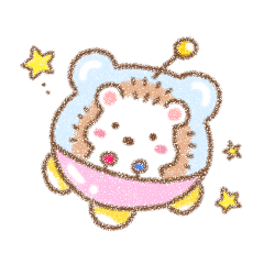 [LINEスタンプ] ハリネズミちゃん【1】修正版