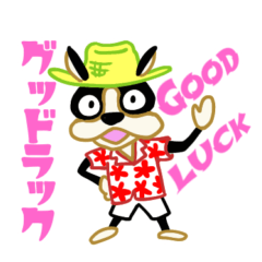 [LINEスタンプ] ボストンテリア トロピカル ボビー