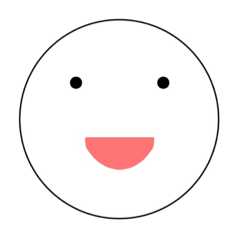 [LINEスタンプ] ずっと笑顔なスタンプ
