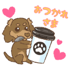 [LINEスタンプ] ほっこり毎日使える♡お魚とダックスフンド