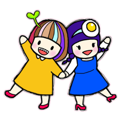 [LINEスタンプ] おかやま女子(北部) その1