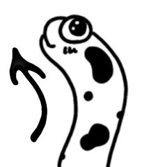 [LINEスタンプ] どこまでものびるあなご