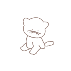 [LINEスタンプ] ねこのおひげちゃん