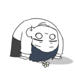 [LINEスタンプ] お花が咲いてしまった系男の子