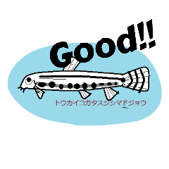 [LINEスタンプ] 淡水魚イラストstamp