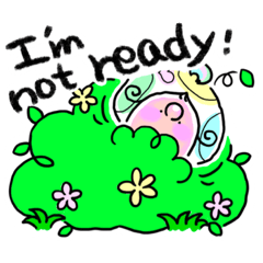 [LINEスタンプ] mushroom fairies ピノキノ！(英語版)