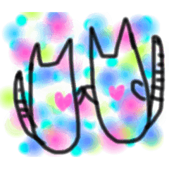 [LINEスタンプ] らぶにゃーにゃー2