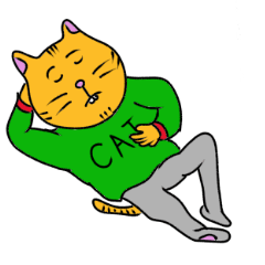 [LINEスタンプ] シン．猫人間