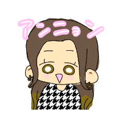 [LINEスタンプ] 韓国風女子のスタンプ