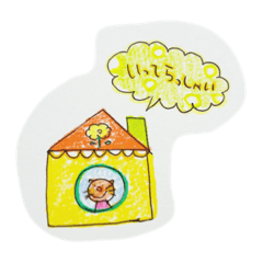 [LINEスタンプ] ボールペンイラスト手描き