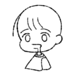 [LINEスタンプ] 元気な少年くん