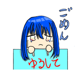 [LINEスタンプ] 女子小学生が描いた女の子